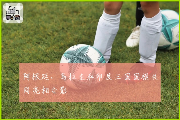 阿根廷、乌拉圭和印度三国国旗共同亮相合影